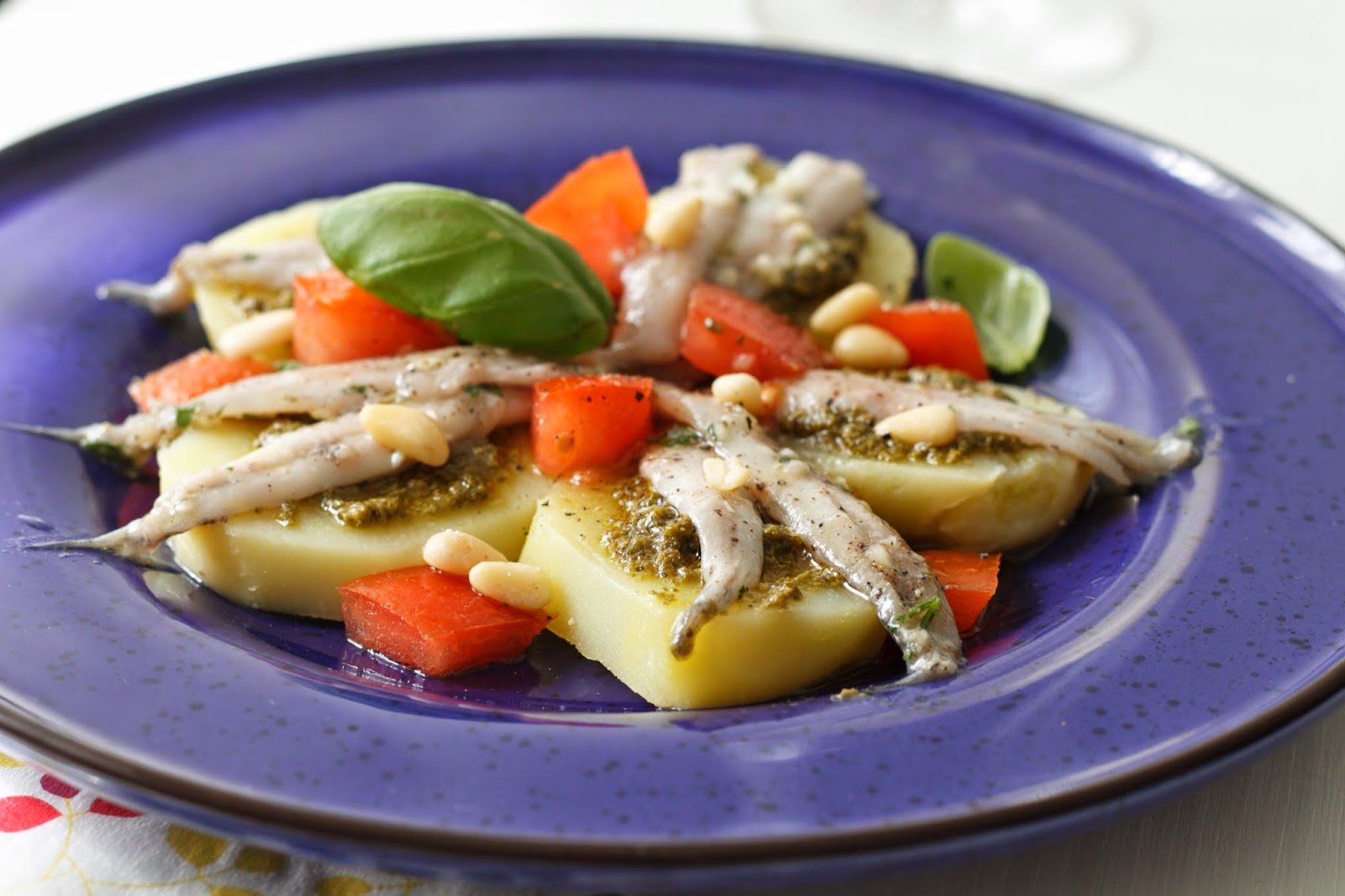 Овощной с анчоусами