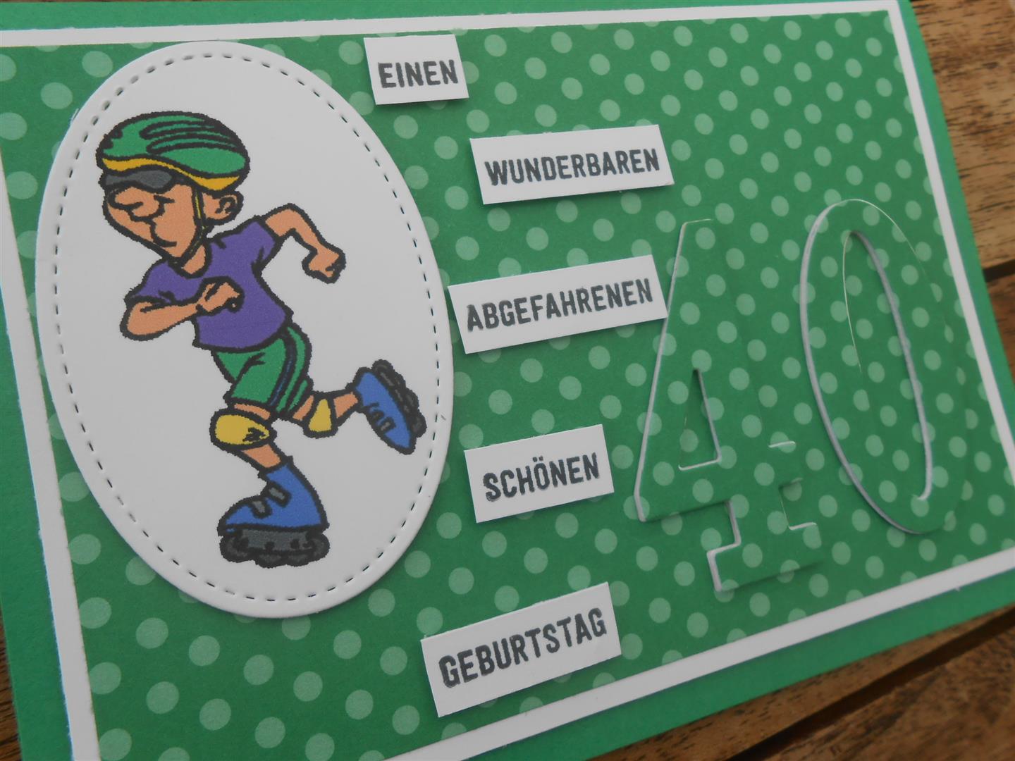 Marita´s Bastelzimmer zum 40. Geburtstag