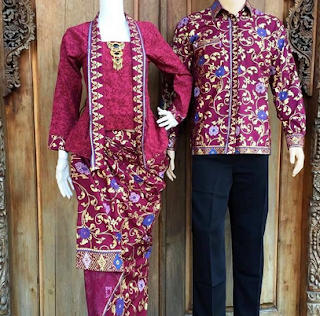 Kebaya muslim batik untuk pasangan anak muda Kebaya muslim batik untuk pasangan anak muda