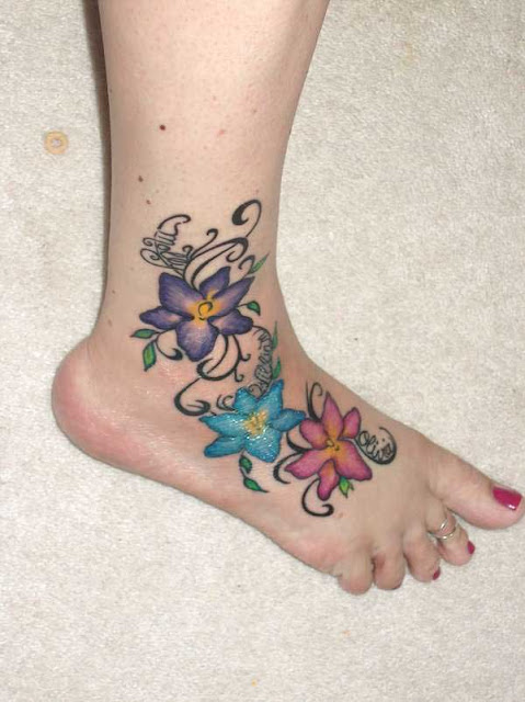 Tatuagens femininas para os pés Tatuagens femininas para os pés