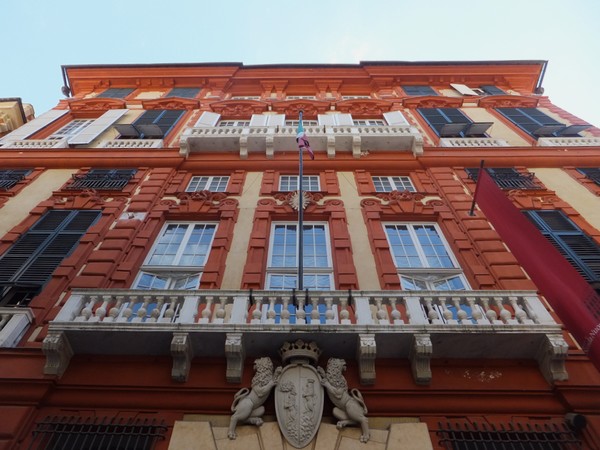 gênes genova via garibaldi strada nuove palazzi dei rolli palazzo rosso façade