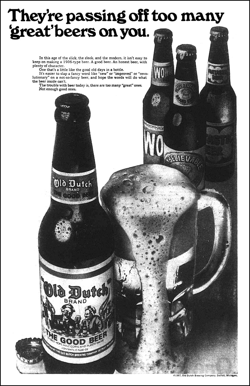 Brady's Bunch of Lorain County Nostalgia Old Dutch Ad Oct. 19, 1967