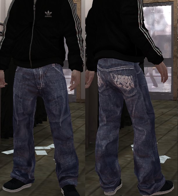 WELCOME TO HANTERSHELL FILES: GTA IV Addon - New Jeans Pants