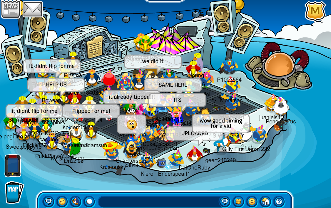 Waddle On Party/Credits, Club Penguin Wiki