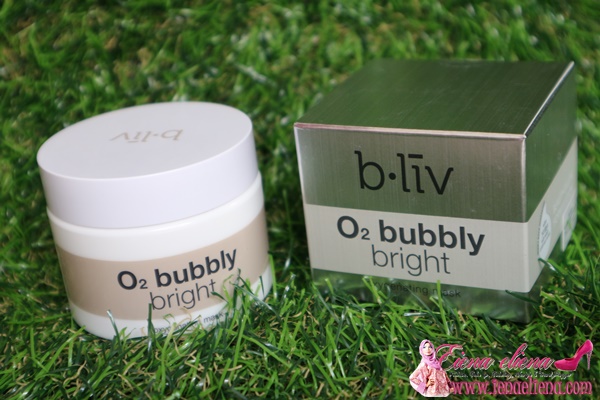 Bliv O2 Bubbly Bright Facemask untuk Kulit Flawless 