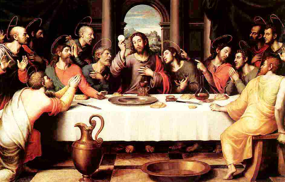 ULTIMA CENA DE JESUS CON SUS APOSTOLES Imagen de la Ultima cena de Jesús junto a sus apóstoles