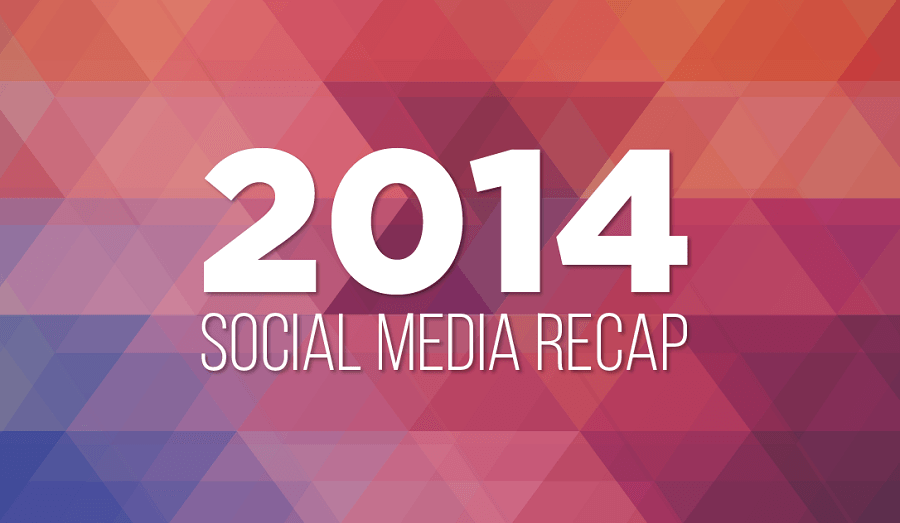 Facebook, YouTube, Twitter, Instagram, Linkedin: 2014 #SocialMedia Recap #Infographic