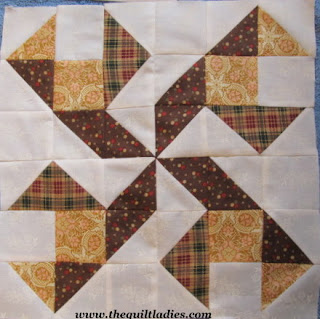 Free Walking Pin Wheel Quilt Pattern Block 