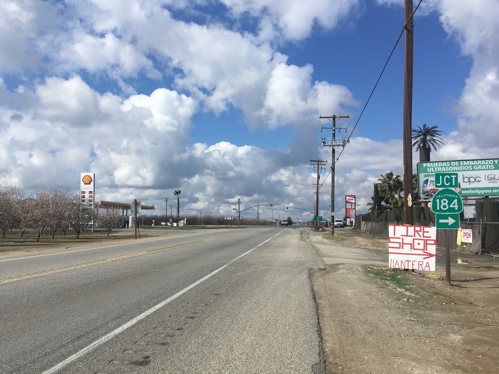 California State Route 184; the Weedpatch Highway