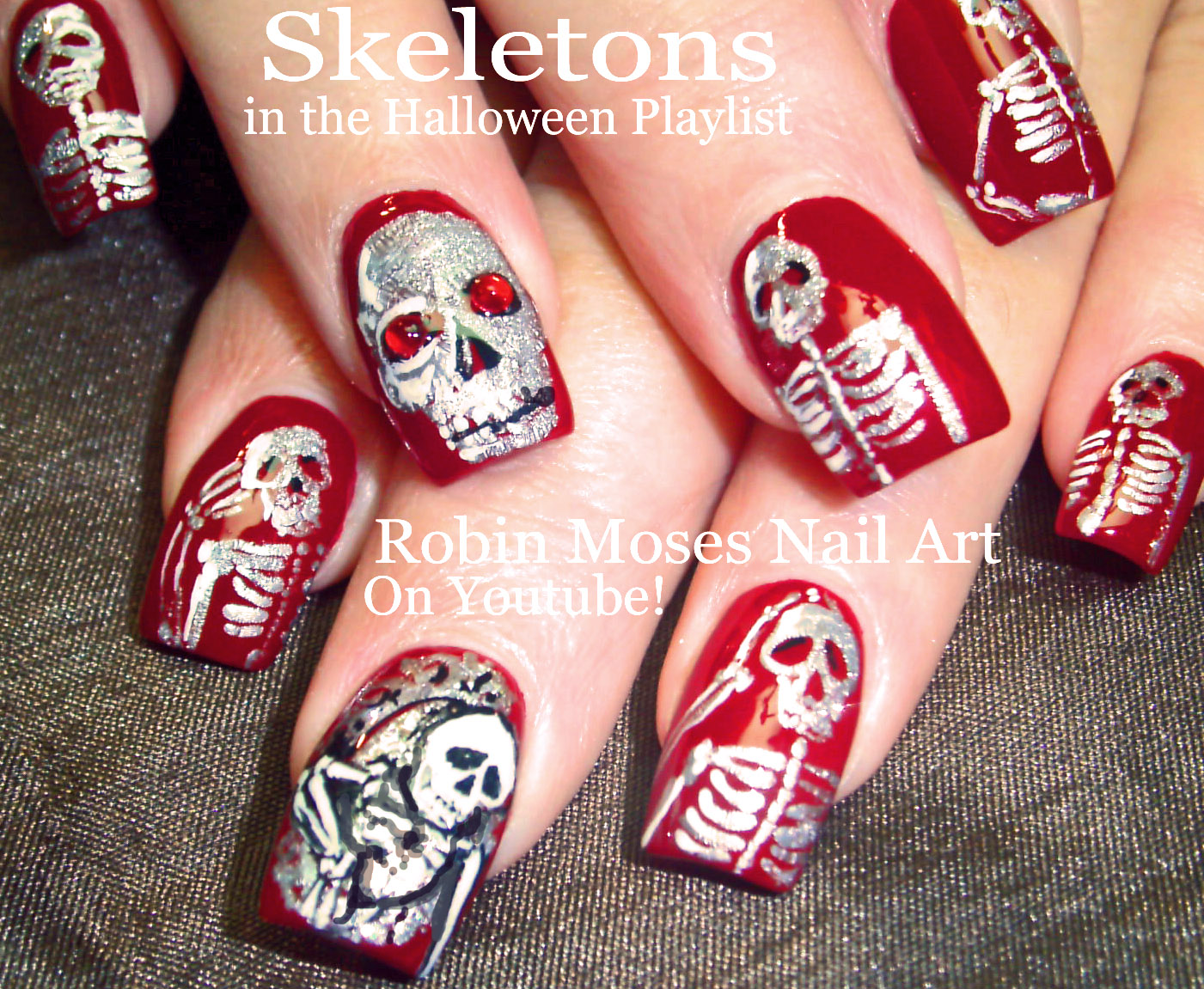 9. Skeleton Hands Nails - wide 5
