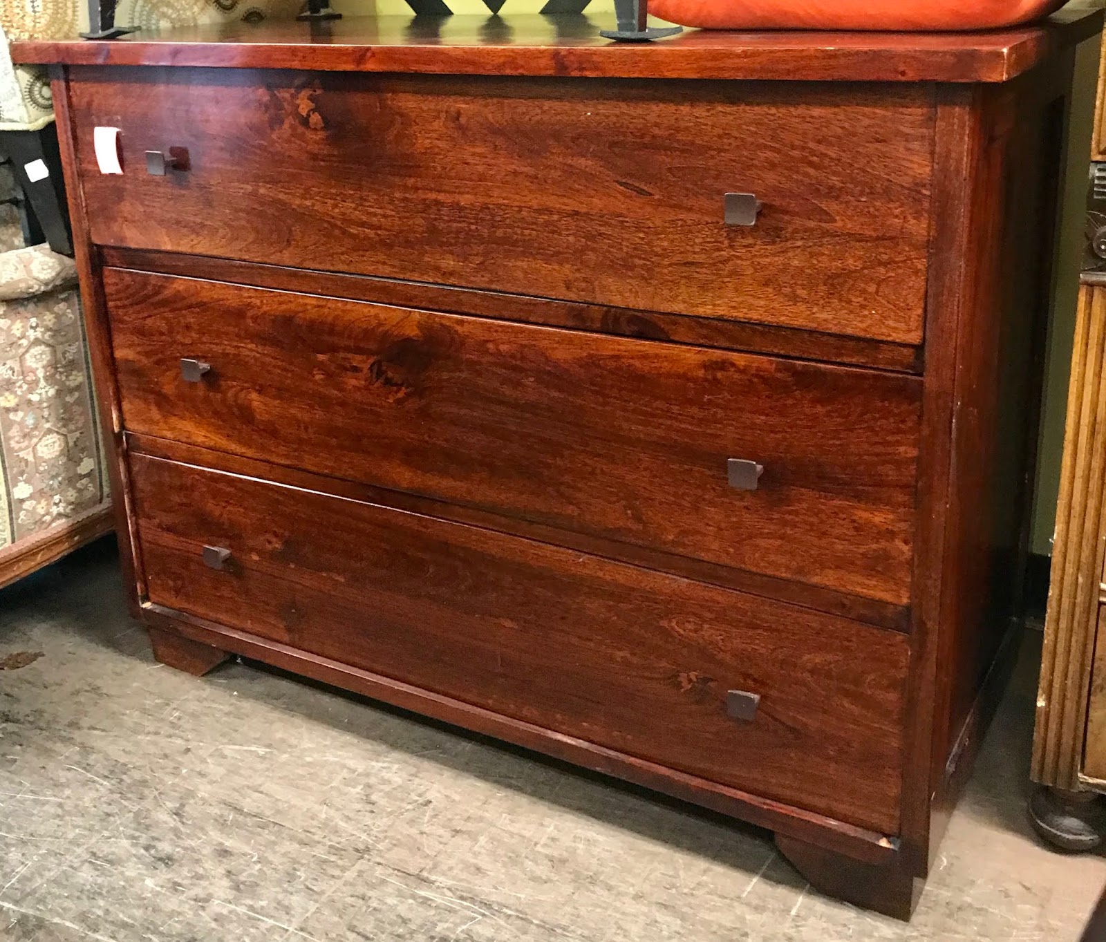 UHURU FURNITURE & COLLECTIBLES SOLD 24149 Varnished Asian Teak 3’ x 4