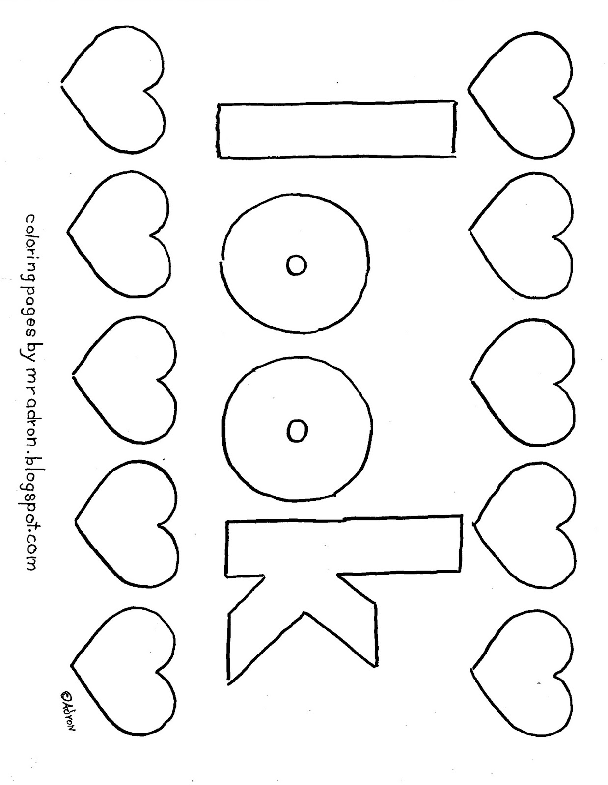 Coloring Pages for Kids by Mr. Adron Sight Words Printable Coloring