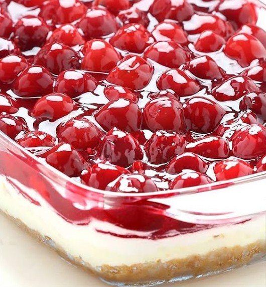 No Bake Cherry Cheesecake Lasagna No Bake Cherry Cheesecake Lasagna