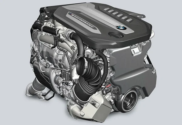 motor diésel BMW con cuatro turbos