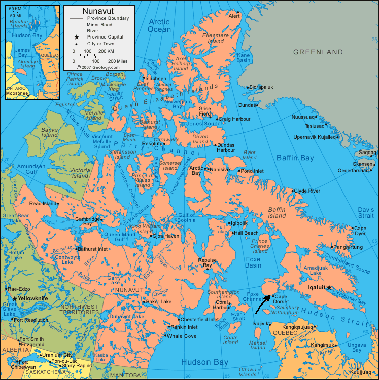 Baffin Island Geology Map Baffin Island Geology Map