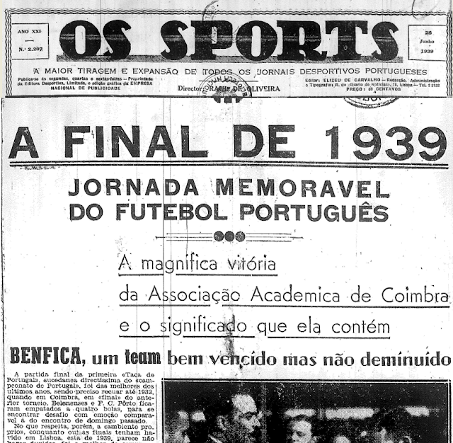 Futebol em Portugal de 1938 é Mais Moderno que 2017! EDdB