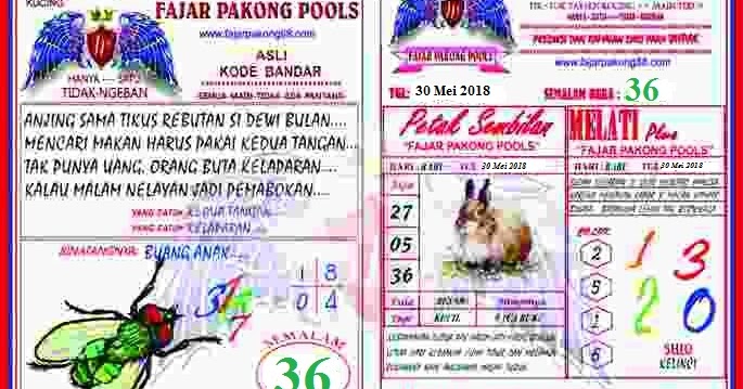 Kode Syair Fajar Pakong 31 Mei 2018 Prediksi Judi Fajar Pakong Teratai 2d Tebak Angka