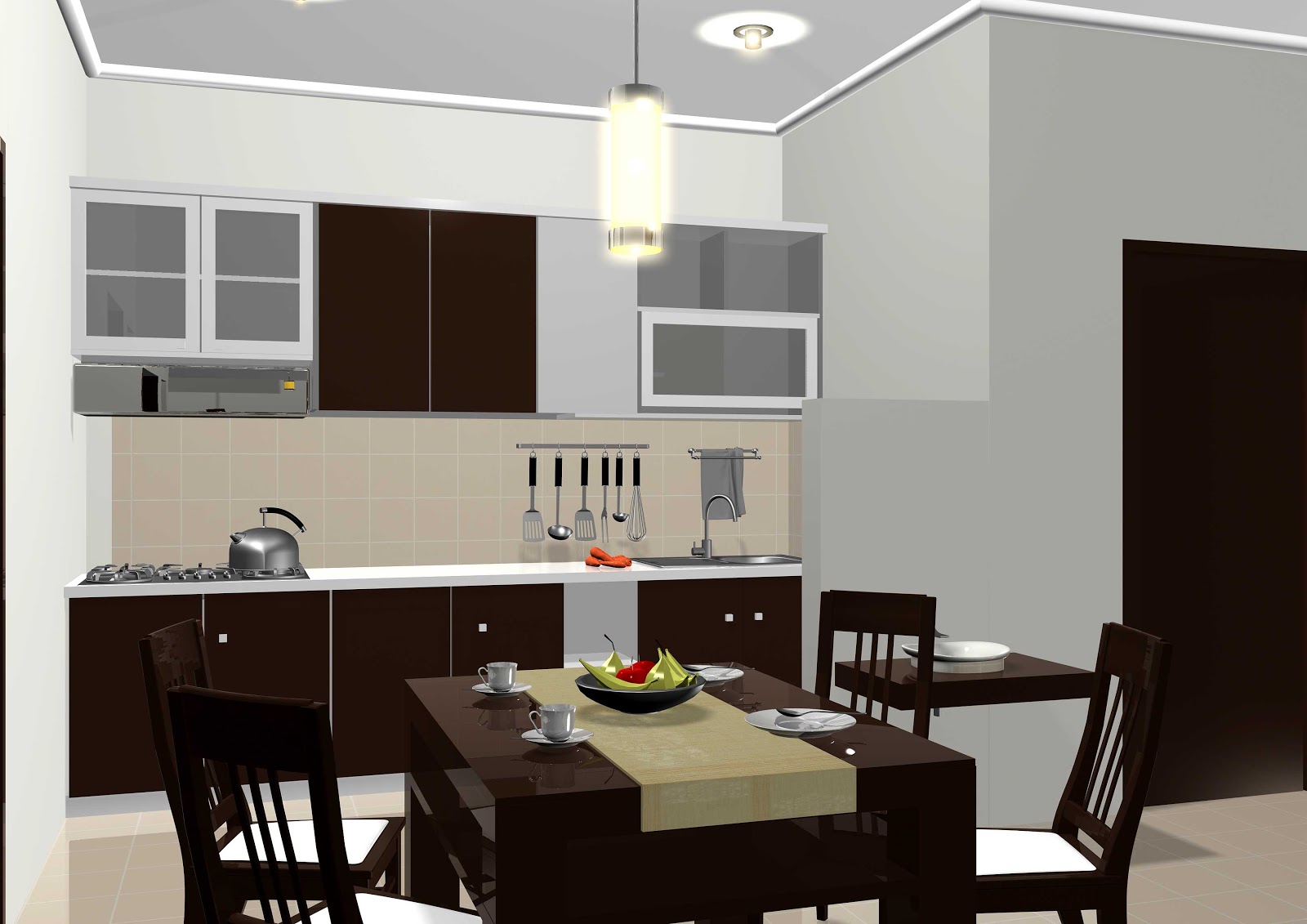 Le' line Interior: Gambar desain pantry