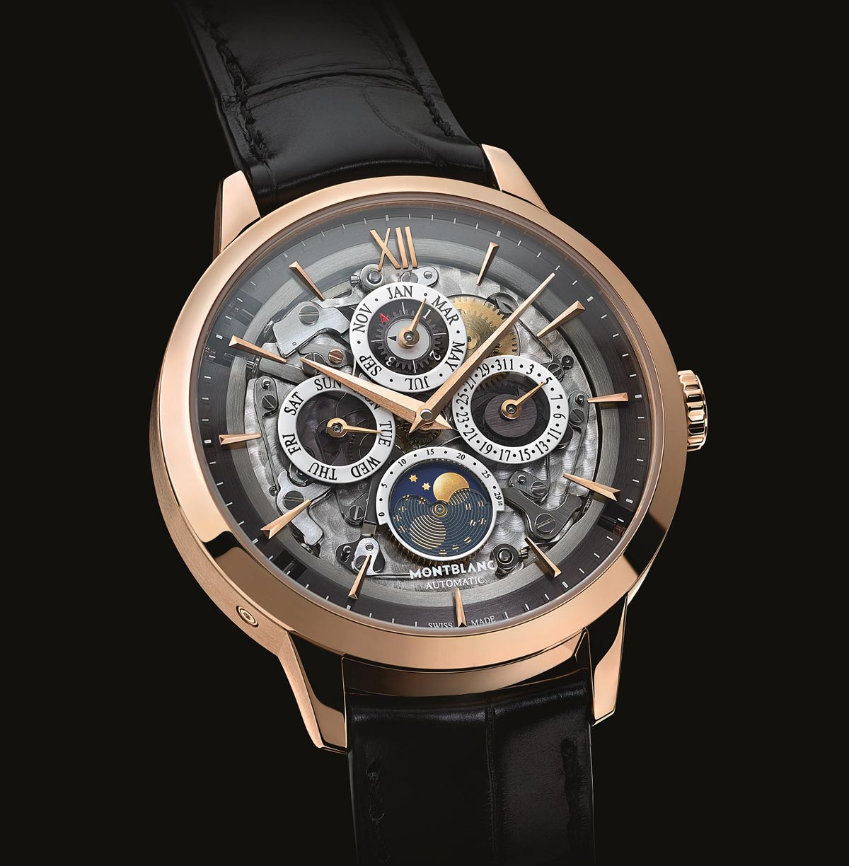Montblanc - Heritage Spirit Perpetual Calendar Sapphire | Time and ...