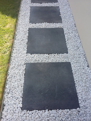 dalle galet allée gravier pas japonais dalle grise décoratif blanc bordure métal chemin anthracite dalle galet allée gravier pas japonais dalle grise décoratif blanc bordure métal chemin anthracite