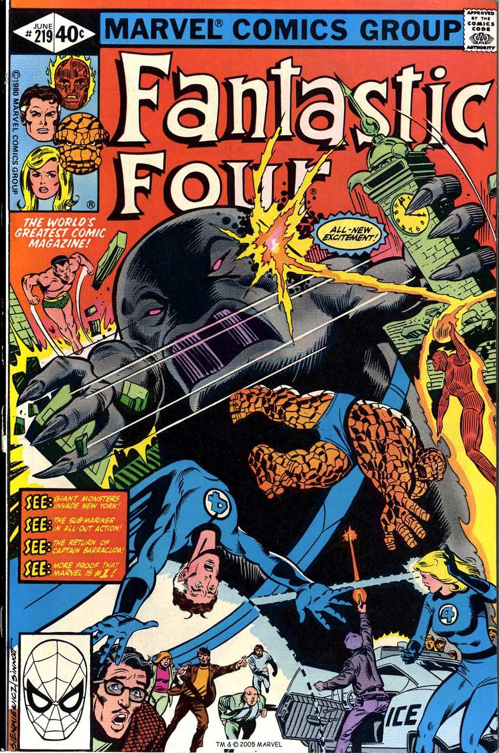 Marvel Comics of the 1980s 1980 The FF Forays Into the 80s part I