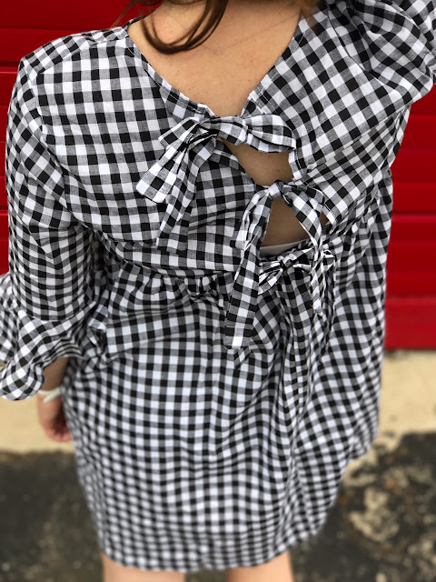 Gingham dress | somepopofcolor