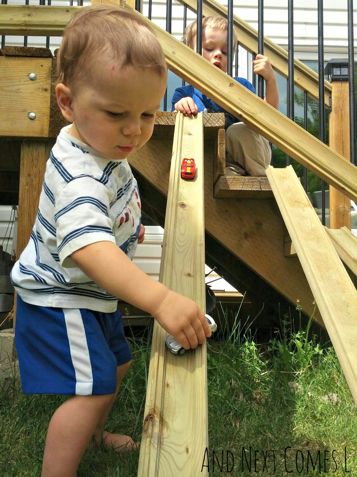 Easy DIY Ramps for Toy Cars {Made from Scrap Wood} And Next Comes L