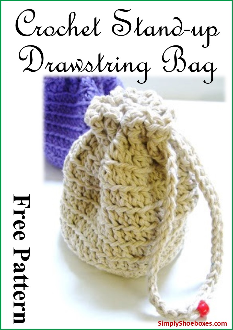 Easy Crochet Small Purse Pattern Hot Simple Crochet Drawstring