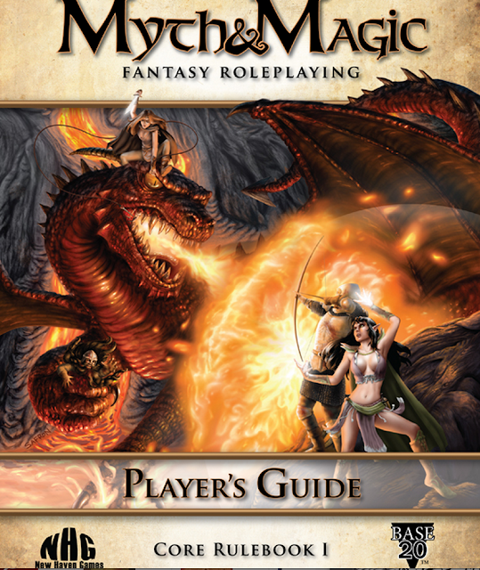 Tenkar's Tavern Kickstarter Myth & Magic Player's Guide 2E Revived