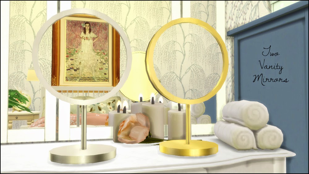 My Sims 4 Blog Makeup & Perfume Set and Vanity Mirror by Martine