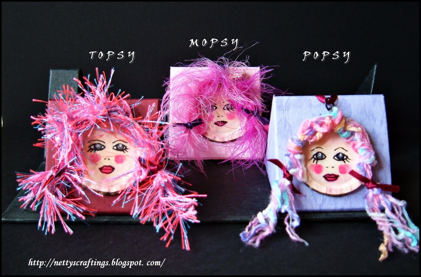 Netty's Craftings Topsy, Mopsy and Popsy (Give Away) join in with The