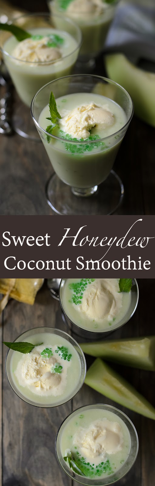 Coconut Shake with Honeydew Melon Lisa's Lemony Kitchen