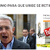 Colombianos firman para sacar a Uribe de la política, van más de 300 mil firmas