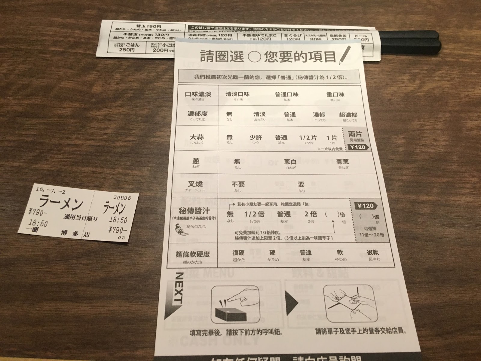 小鹿 旅行社 Deer S Travel Note 福岡一蘭拉麵 博多店 サンプラザsun Plaza地下街内