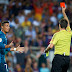 Cristiano Ronaldo é suspenso com cinco jogos por expulsão e empurrão
