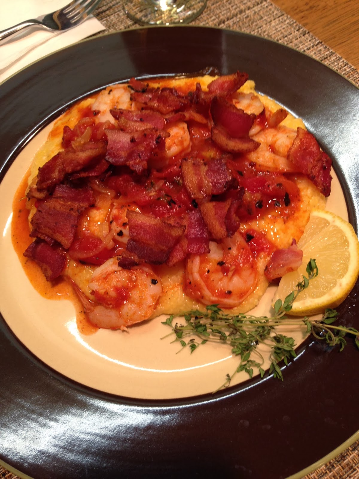 The Swedish Chef Spicy Shrimp and Grits