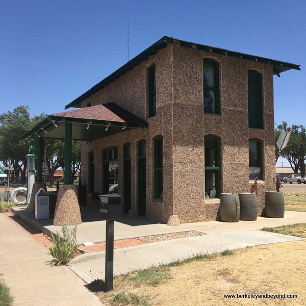 historic Magnolia Station on Route 66 Historic District in Vega, Texas historic Magnolia Station on Route 66 Historic District in Vega, Texas