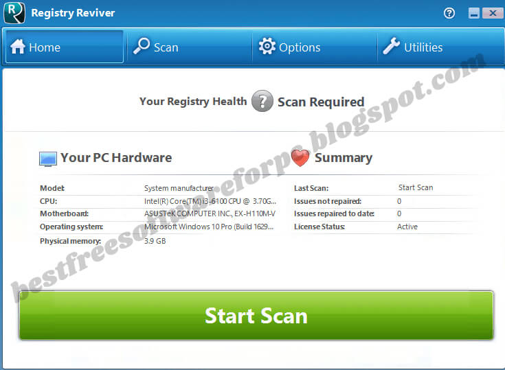 registry reviver license key registry reviver license key