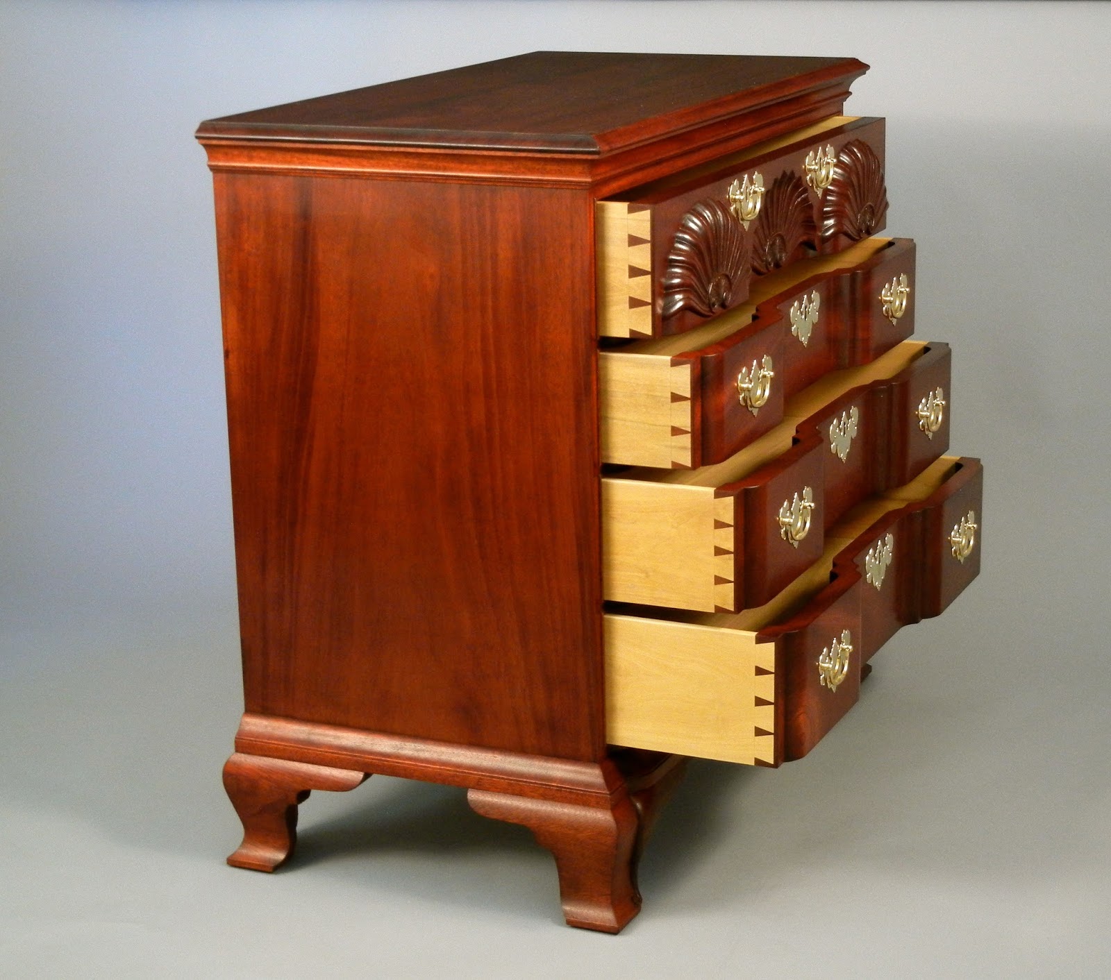 Reproduction Chippendale Chest of Drawers
