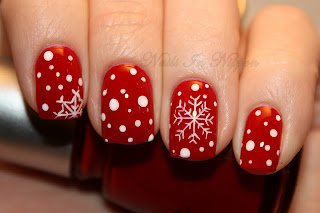 Nails In Nippon: 12 Days Of Christmas Nail Challenge: Day 1 Red Nails