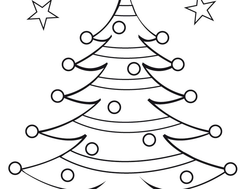 christmas ornament coloring pages
