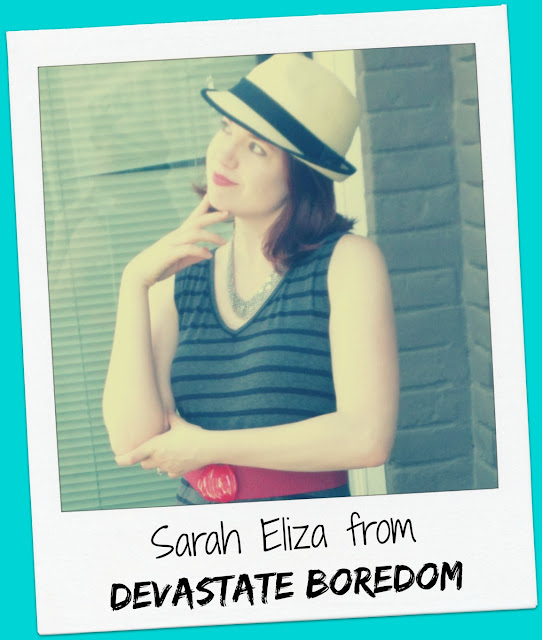 FridayFrivolity host Sarah Eliza of Devastate Boredom