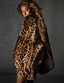 Gisele Bundchen for Vogue Paris by Inez and Vinoodh wearing a coat by Junya Watanabe