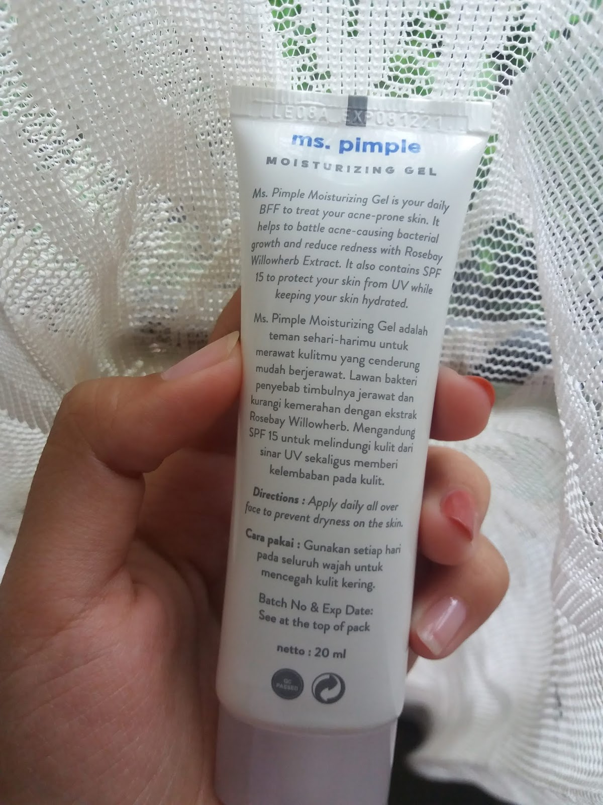 ms pimple moisturizer