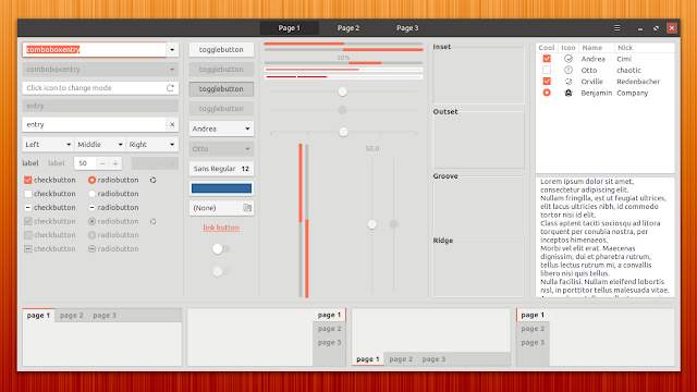 Amber Gtk theme