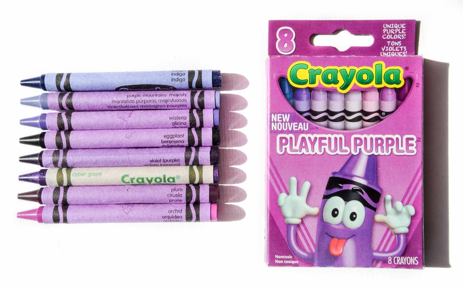 8 Count Crayola Tip Collection Crayons What's Inside the Box Jenny's
