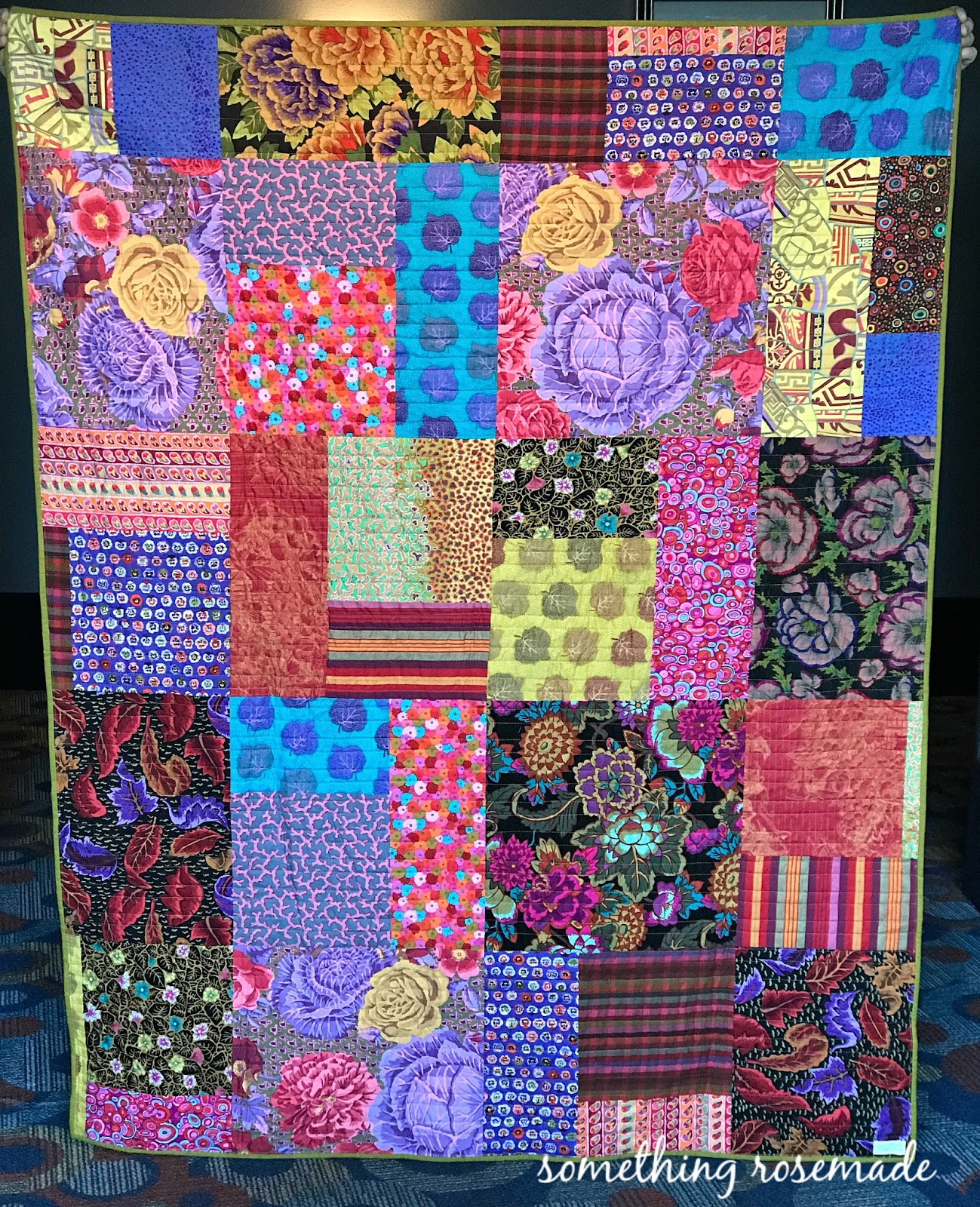 something rosemade Kaffe Fassett Stripe Quilt Another Ernie Quilt