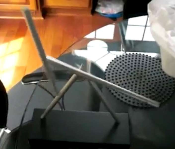 Iron Man 2 Swinging Sticks Kinetic Desk Toy Sculpture
