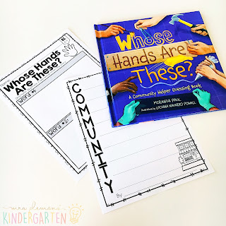 We love reading and learning about community helpers in our kindergarten classroom, but planning meaningful comprehension activities can be a challenge. This Community: Read & Respond pack made it super easy to teach 5 comprehension skills for 5 of our favorite picture books. Students especially love the themed crafts and writing prompts too!