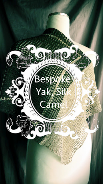 Buy luxury scarf, handmade in yak fiber, silk and camel fibers